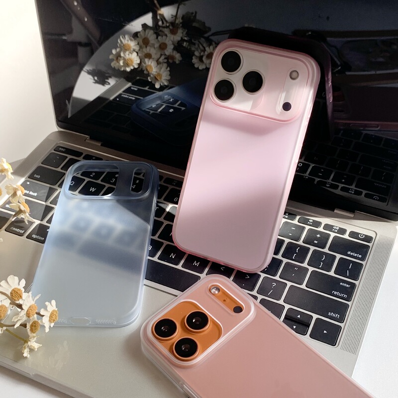 适用于苹果17promax超薄磨砂肤感手机壳iPhone16简约纯色保护套13|undefined