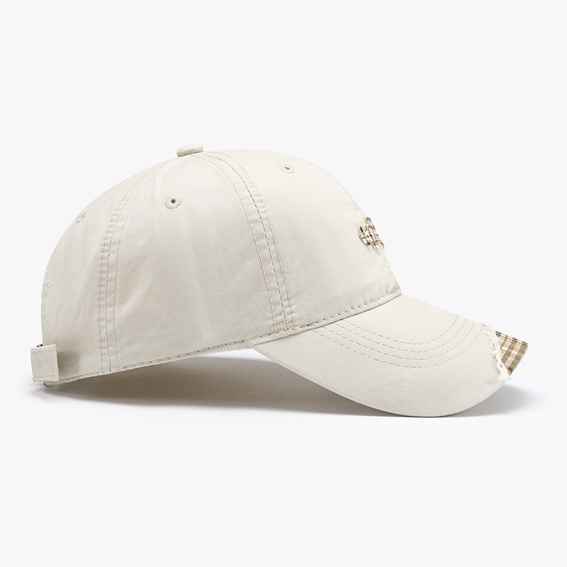 Casquette de baseball pour femme style versatile brodée douce_voghion.com