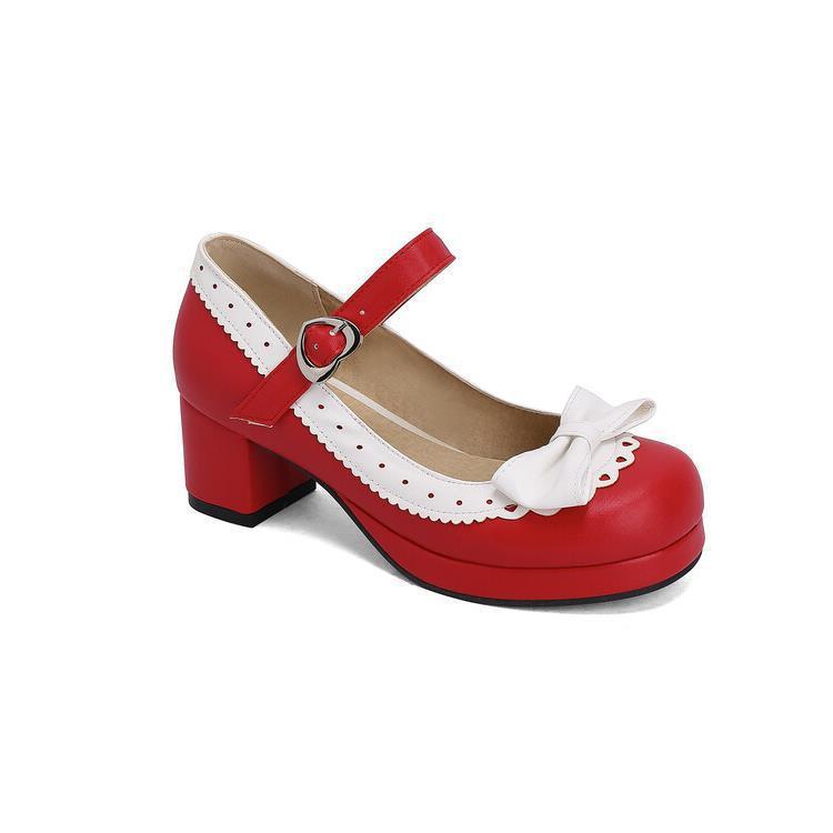 Footwear, shoes with bow, for import, plus size, Amazon