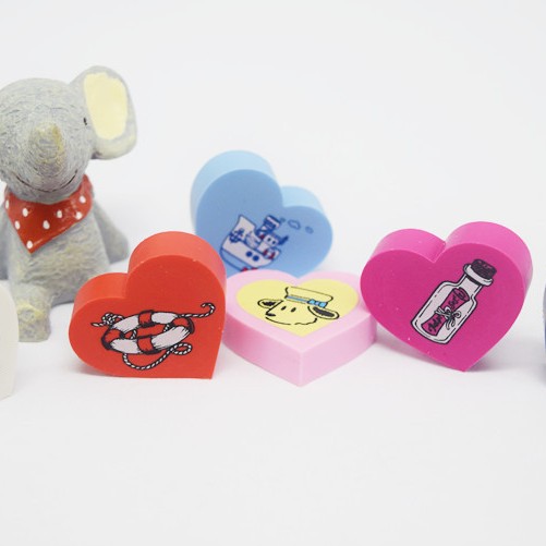 Papelería creativa encantadora amor navegante caucho He Rong al por mayor premios de niños fábrica directa