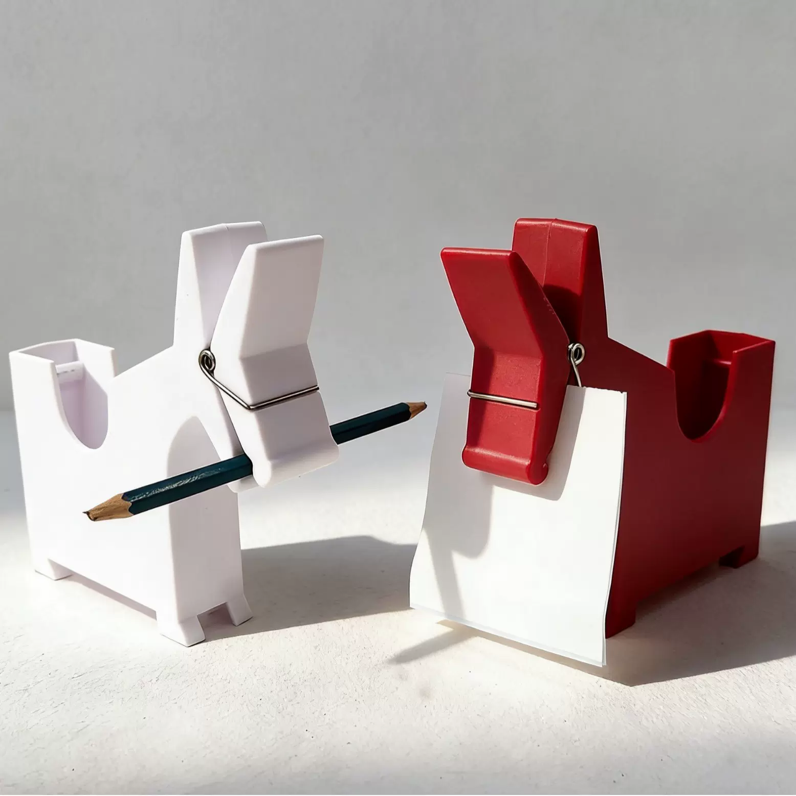 跨境居家日用骡子马便签夹架卡通桌面办公桌摆件装饰品笔筒收纳盒