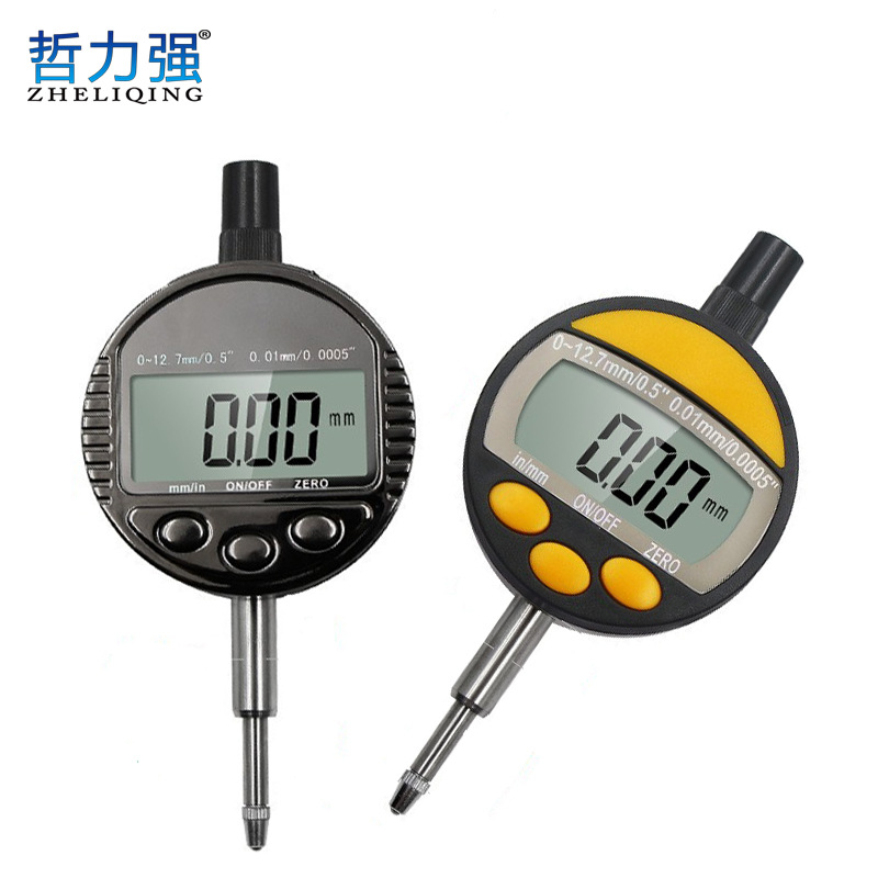 0-12.7mm工业级电子数显百分表 0.01mm高精度测量工具 指示表