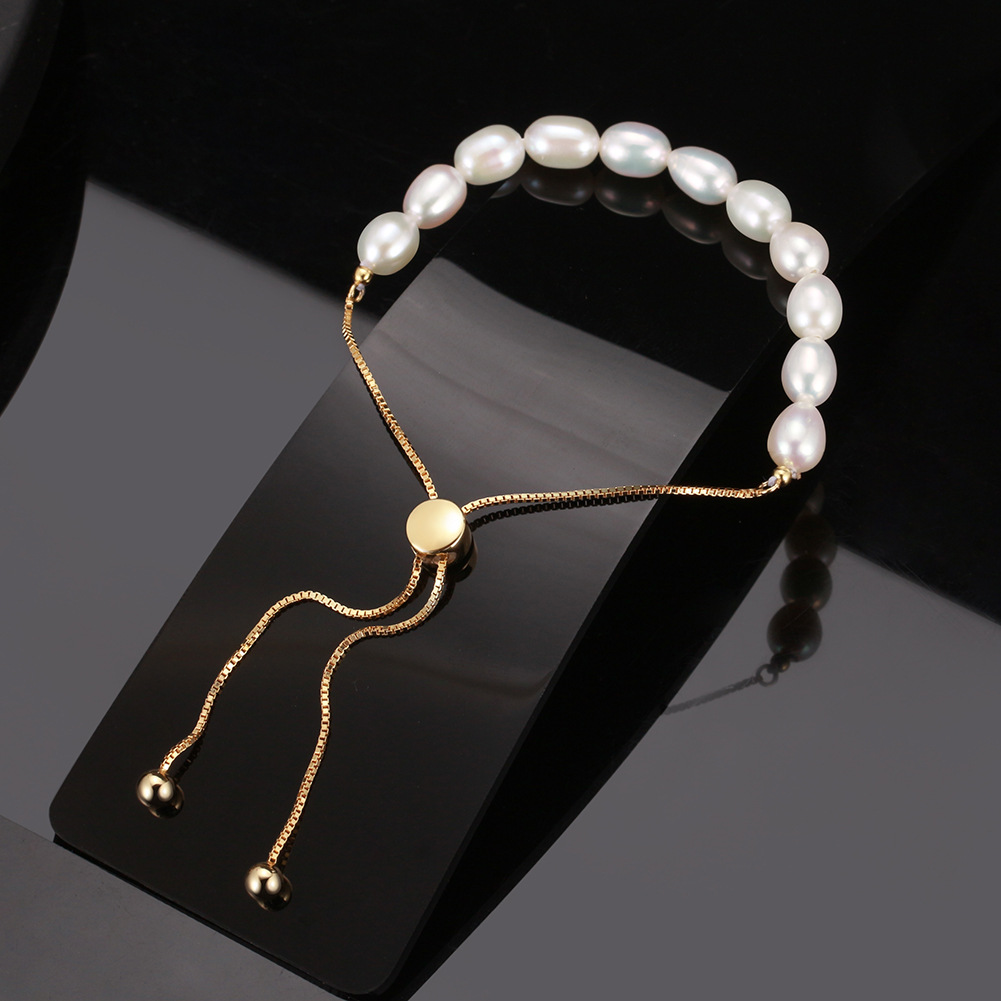 6g Weight 0.03µm Gold Plating Thickness Electroplating Gold Plating Process Spring Ring Trigger Clasp Closure Clasp Closure Type Platinum Plated, Silver Plated Plating Material Stone-Free Inlay Material Bracelets Classification 925 sterling silver Chain Material 1 Piece Quantity Daily Occasion 925 Sterling Silver, Freshwater Pearl Material Geometric Pattern Women's Gender Simple Style Style Plating Craft 1 Piece 925 Sterling Silver Freshwater Pearl Geometric 925 Sterling Silver Bracelets 32