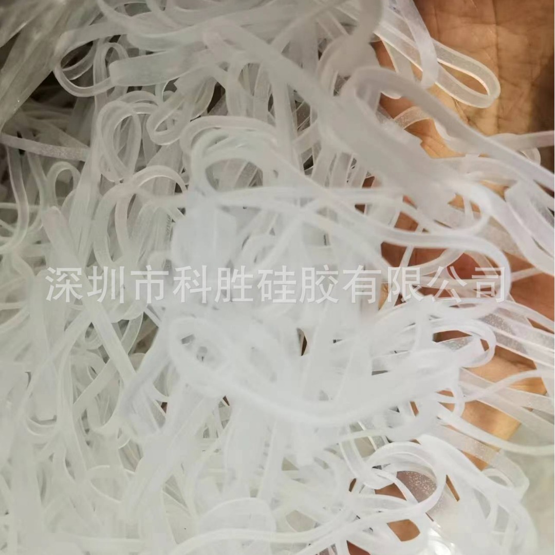 透明硅胶圈 医疗硅胶圈 数据线胶圈 透明胶圈 硅胶橡胶圈扎线圈
