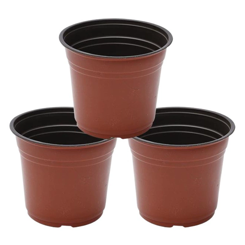Pinghui Садоводство PP Простая чашка для рассады Мягкий всасывающий пластиковый цветочный горшок Зеленая посадка Садовые принадлежности Двойной цветной горшок