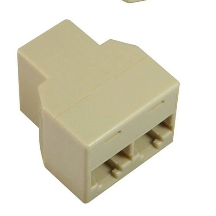 RJ45 CAT5/6 порт Ethernet кабеля 1 в 2 переходник-коннектор для ПК
