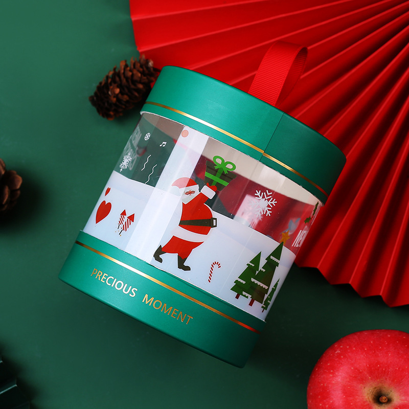 2022 nueva caja de regalo de Caja de manzana de Navidad regalo sorpresa de Nochebuena caja de embalaje de fruta de Navidad