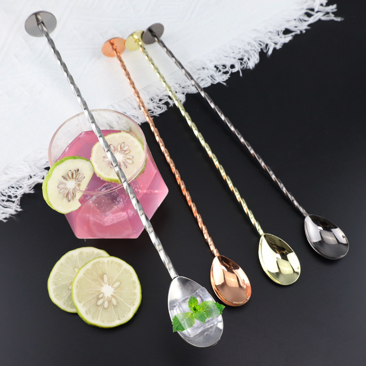 Cocktail coffee mixing stick stainless steel