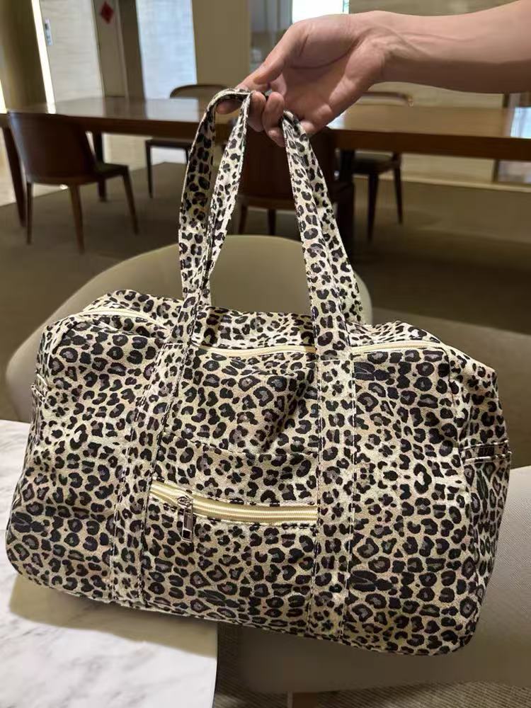 Bolso rosa Tote Bolso de viaje portátil de gran capacidad Bolso deportivo portátil Bolso de equipaje de gran valor de estilo occidental de corta distancia