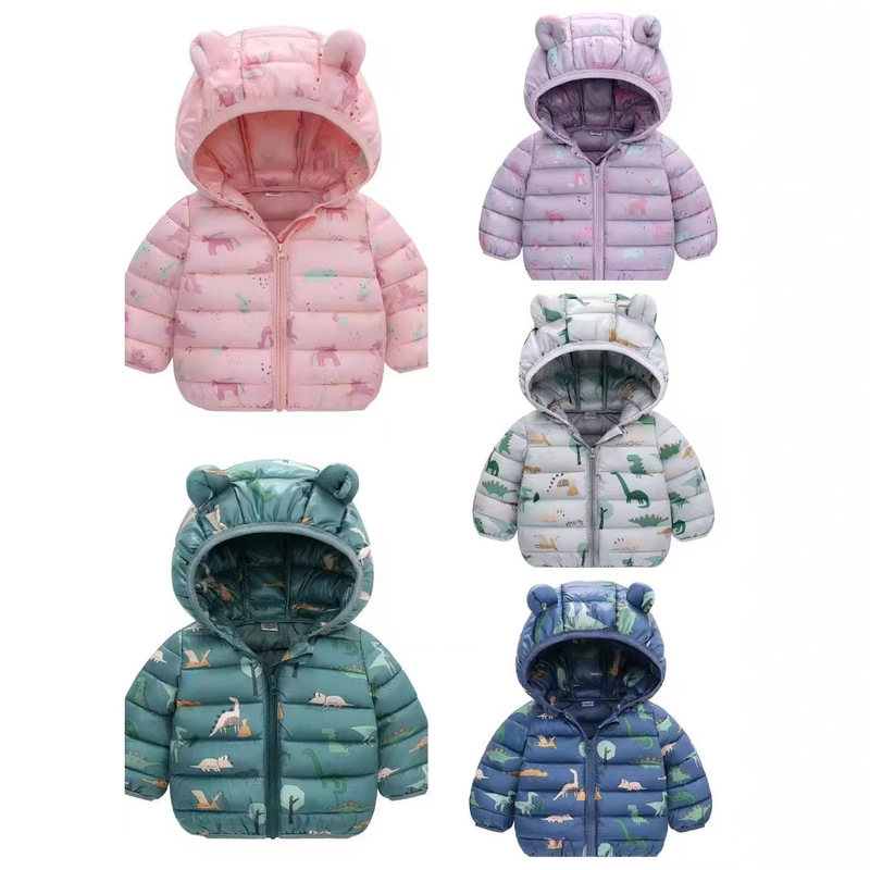 Cross-Border Lightweight Children's Clothing Children's Cotton-Padded Jackets Boys and Girls Cotton-Padded Clothes Infants and Young Children Cotton-Padded Clothes Wholesale Foreign Trade Cute and Stylish Cotton