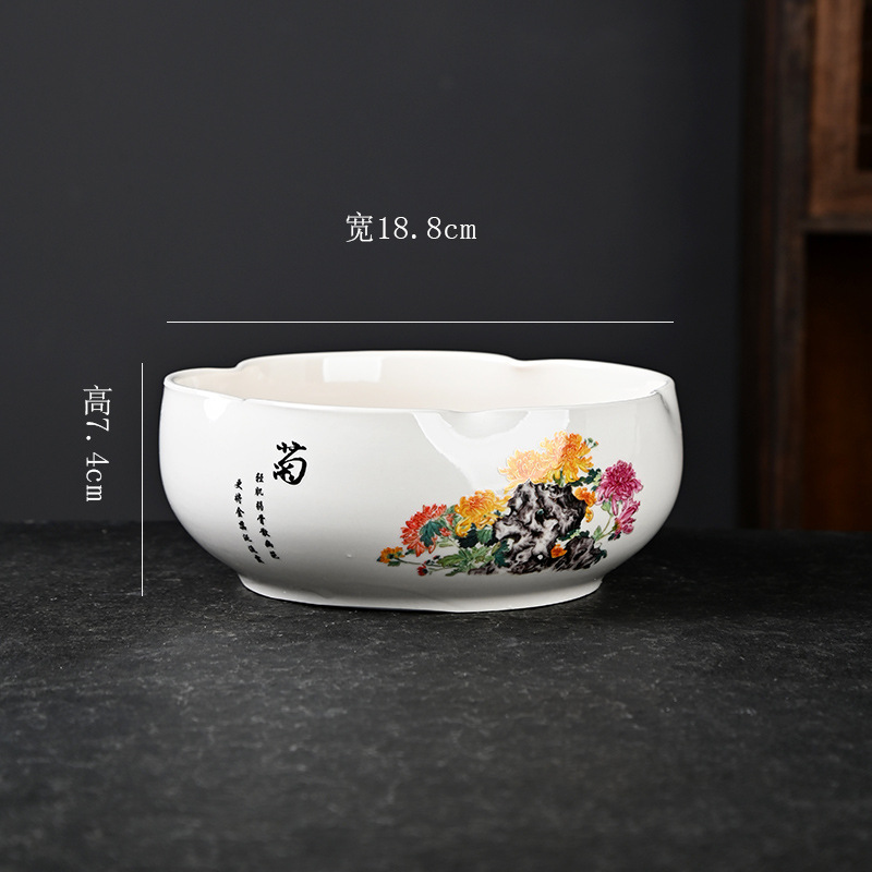 Cuenco de nenúfares, flores de cobre, macetas especiales con paletas, utensilios hidropónicos de cerámica, macetas grandes para el hogar, liquidación al por mayor