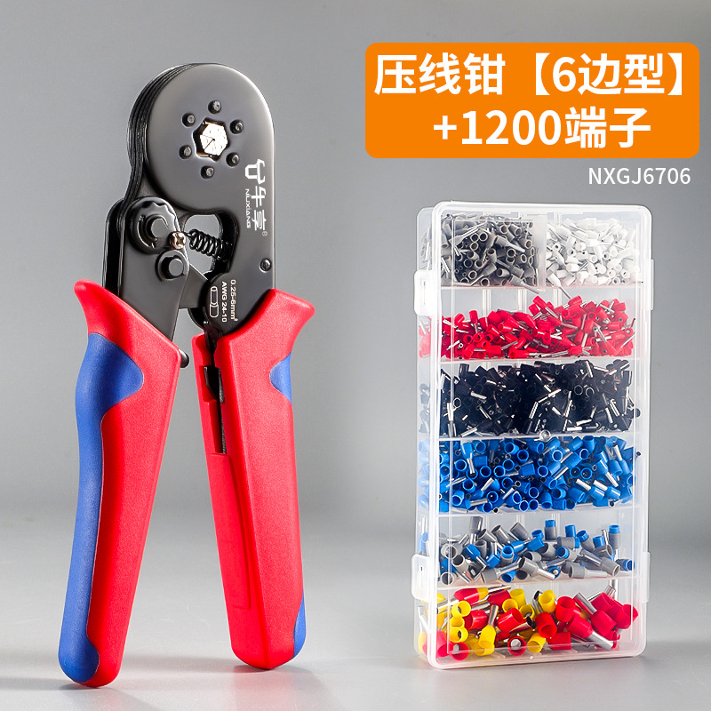 terminal de prensado en frío transfronterizo pinza de cable de resorte en forma de c pinza de cable multifuncional especial para electricista terminal de cableado pinza de cable