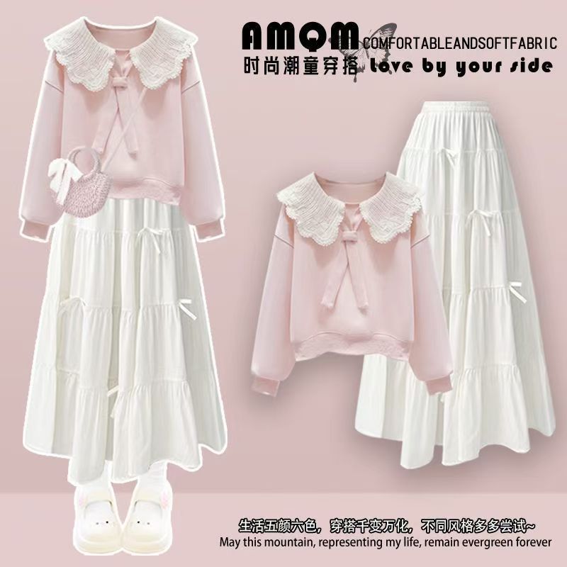 Little Girl's Preppy Style Fashionable Little Suit Girl's Beautiful Dress 2025 New Korean Style Skirt