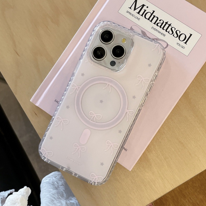 Pequeño arco fresco y simple para iPhone15 Apple 16ProMax funda para teléfono móvil 15Pro girl 14/13