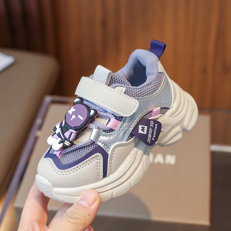 Zapatos de bebé, zapatos deportivos para niños, nuevos zapatos de malla transpirable de primavera 2025, zapatos de suela suave para niños pequeños, zapatos para niños y niñas