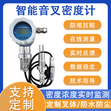 工业在线音叉密度计氨水浓度石灰水脱硫液体式比重计