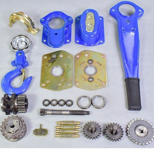Hand Chain Hoist Accessories 0.75 Tons/1.5 Tons 2 Tons 3 Tons Hook Gear Spare Parts Brake Pads Hand Chain Hoist Accessories