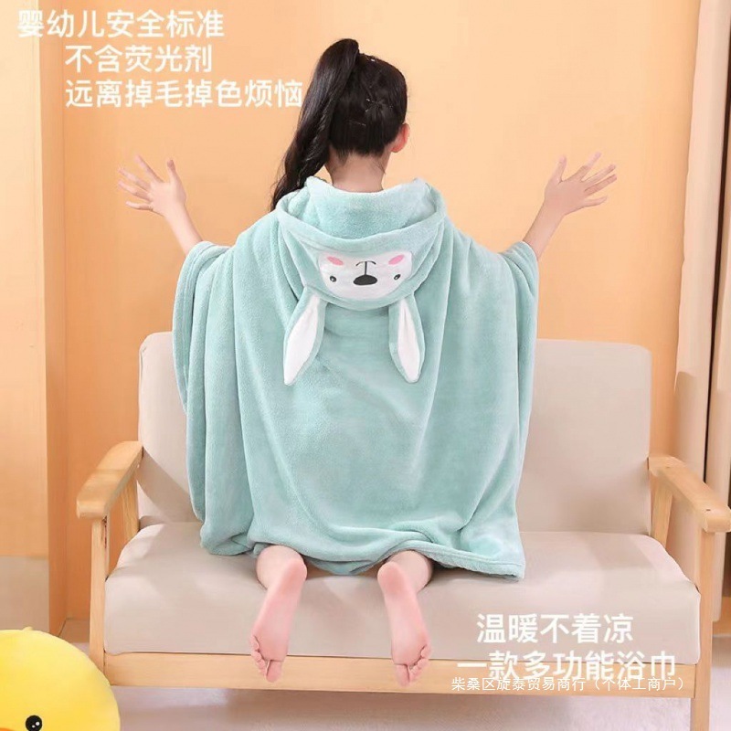 두꺼운 어린이 목욕 타월 대형 어린이 부드러운 목욕 후드 목욕 타월 흡수성 소년 소녀 어린이 기타