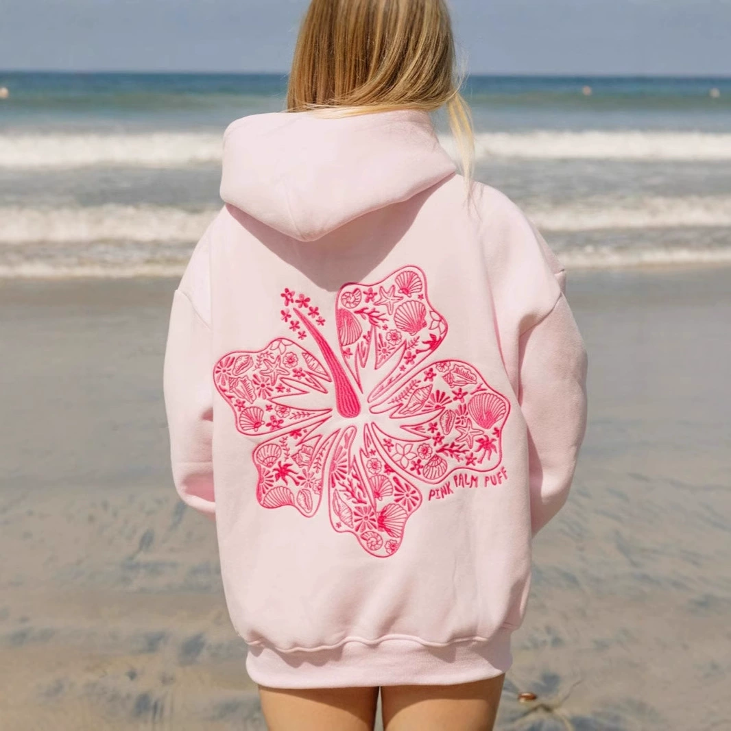 AliExpress Amazon внешнеторговые поставки европейская и американская мода повседневная вышитая толстовка с вышивкой