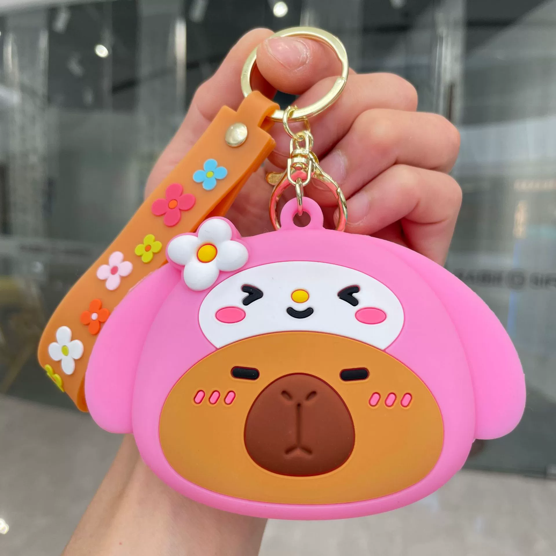 Sanrio силиконовый кошелек, сумочка для ключей, брелок, подвеска, подарок на день рождения