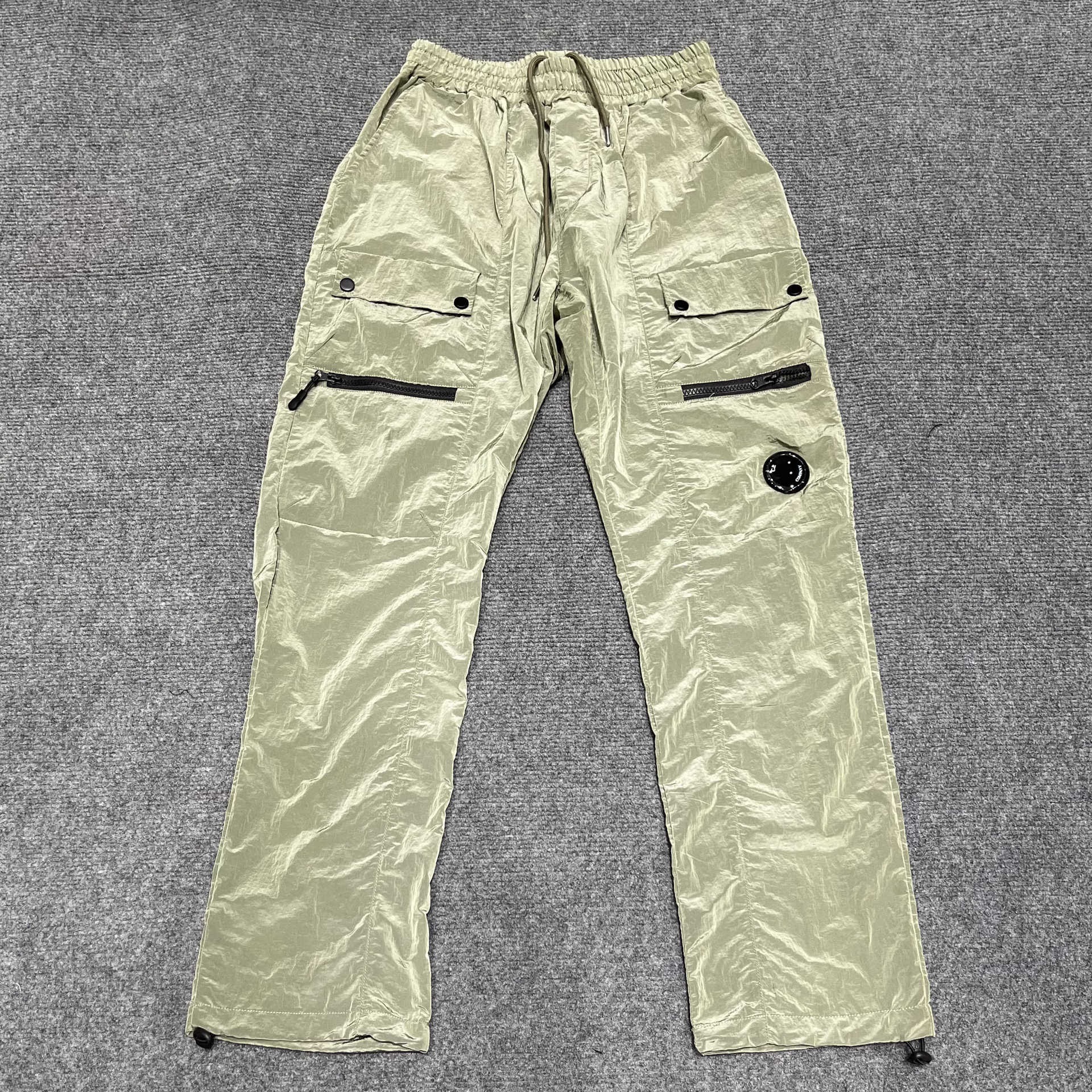 Cp European and American Functional Cargo Pants for Men, Simple Trendy Brand Outdoor Casual Summer Thin Quick-Dry Loose Long Pants for Men