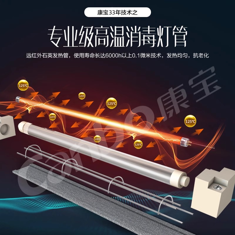 Canbo Xdz160K-2U Disinfection Cabinet Vertical Double-Layer Household Commercial Hotel Disinfection Cupboard