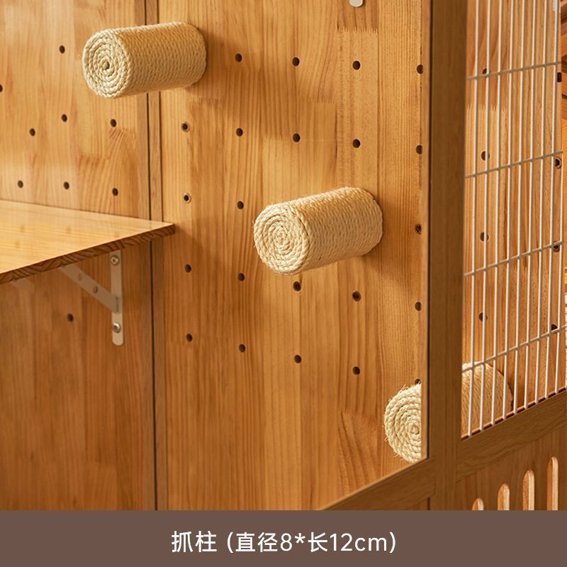 豪华猫别墅室内封闭猫笼进口猫屋一体跳板扇形板太空舱暖风消毒灯|undefined