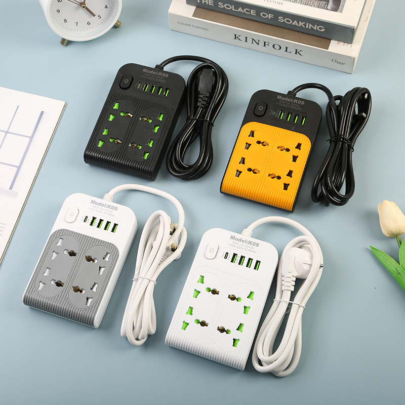 Conector USB transfronterizo con interfaz tipo-c con puerta de seguridad estándar británico estándar europeo en caja estándar estadounidense