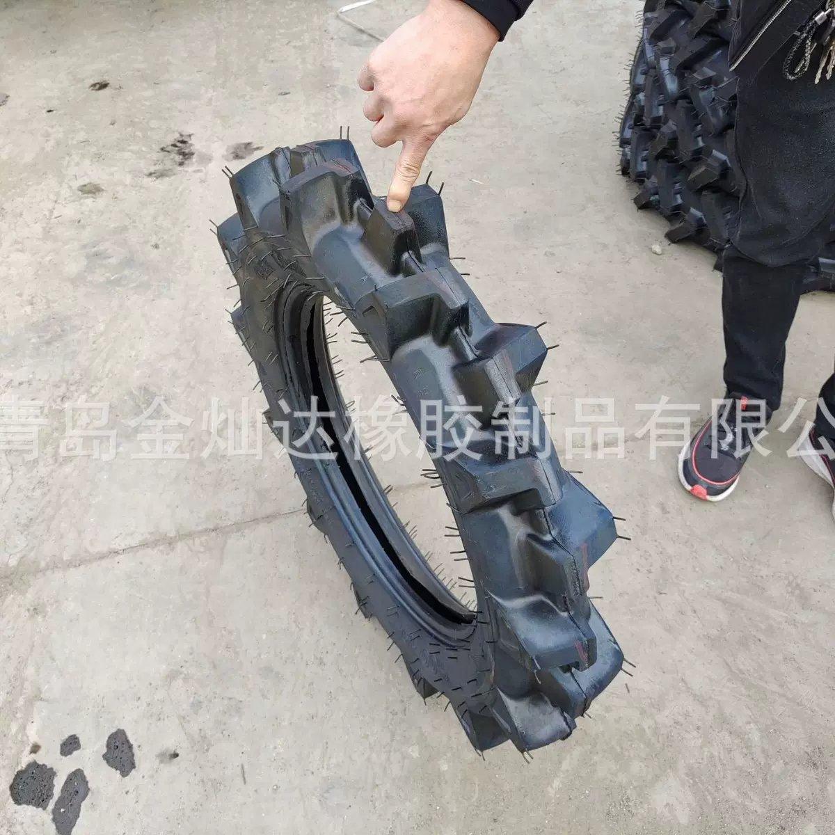 植保机500-19人字高花水田定制钢圈整轮5.00-19打药机拖拉机轮胎