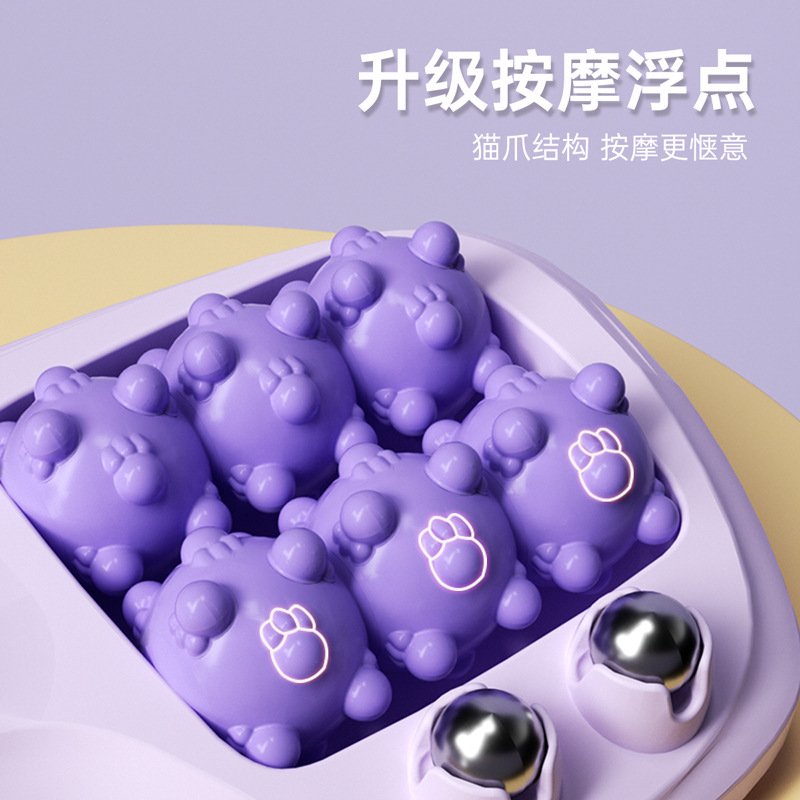 Masajeador de pies explosivo transfronterizo, patas de gato, pedicura, cuidado de la salud, estimulación de puntos de acupuntura, rodillo magnético, artefacto de presión de pie