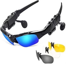 可通话听歌导航智能偏光太阳眼镜 新插卡MP3蓝牙眼镜耳机智能眼镜