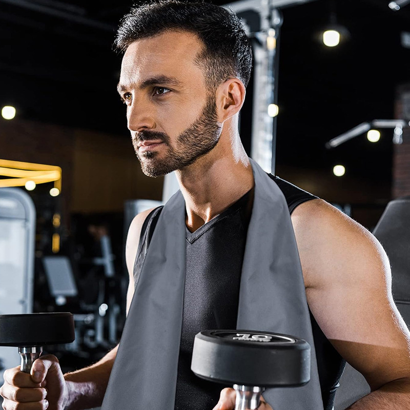 Microfiber Beach Towel with Zipper, Portable Sports Towel, Fitness Towel, Quick-Drying Swimming Bath Towel