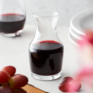 Harmony House-Libby Ice Wine Jug Transparent Glass Fruit Wine Flat Mouth Jug White Wine Rice Wine Plum Wine Glass