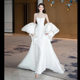 French Satin Tube Top High Texture Travel Light Wedding Dress 2025 New Bride Small White Home Main Yarn