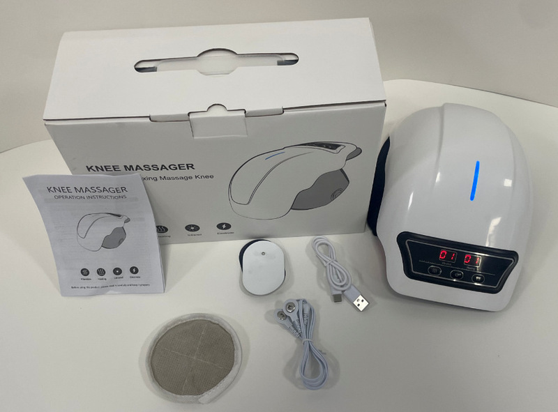 クロスボーダー膝マッサージ器ワイヤレス充電振動膝保護家庭用赤い光ホット膝保護宝膝マッサージ器|undefined