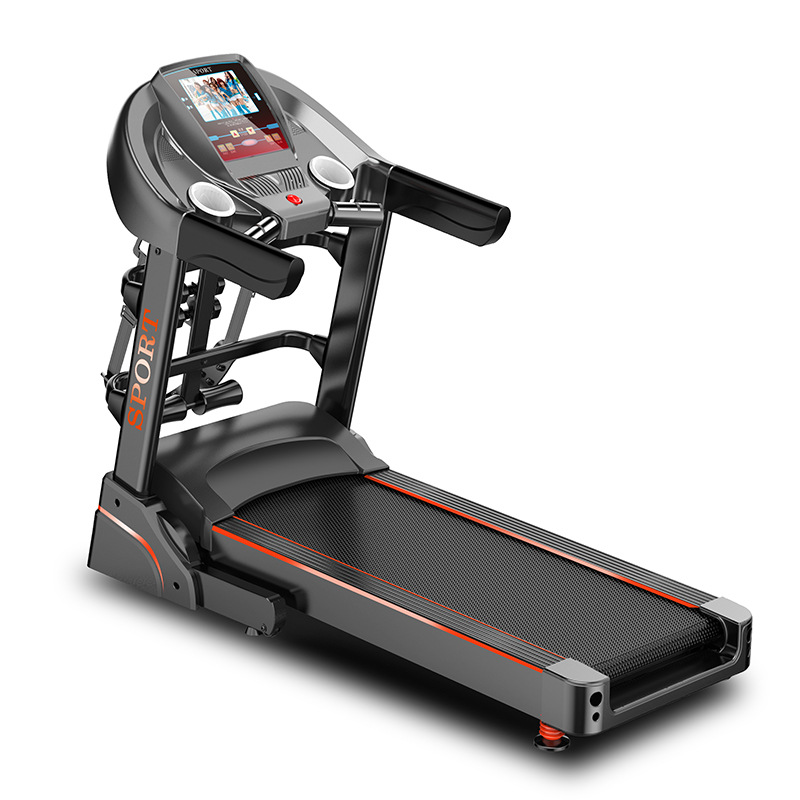 Suministro transfronterizo caminadora gimnasio casa caminando máquina Bluetooth pantalla grande grado comercial fitness caminadora