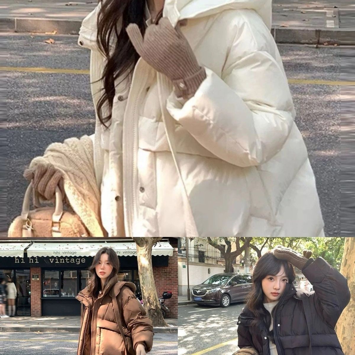 韩版羽绒服2025新款冬季中长款鸭绒加厚宽松外套淡人穿搭