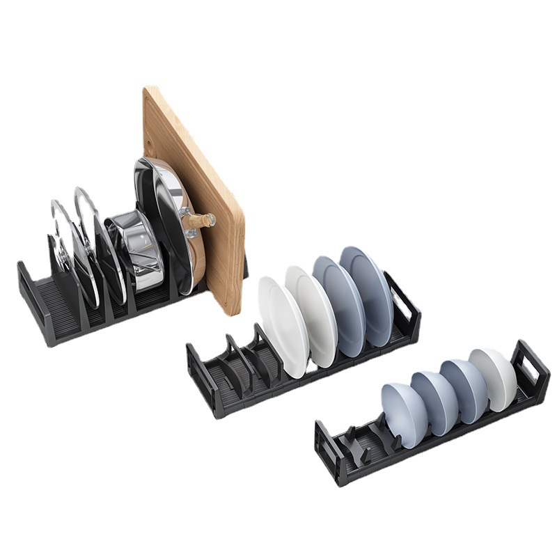 Cocina plato almacenamiento rack cajón incorporado partición placa vajilla gabinete tazón vajilla almacenamiento rack