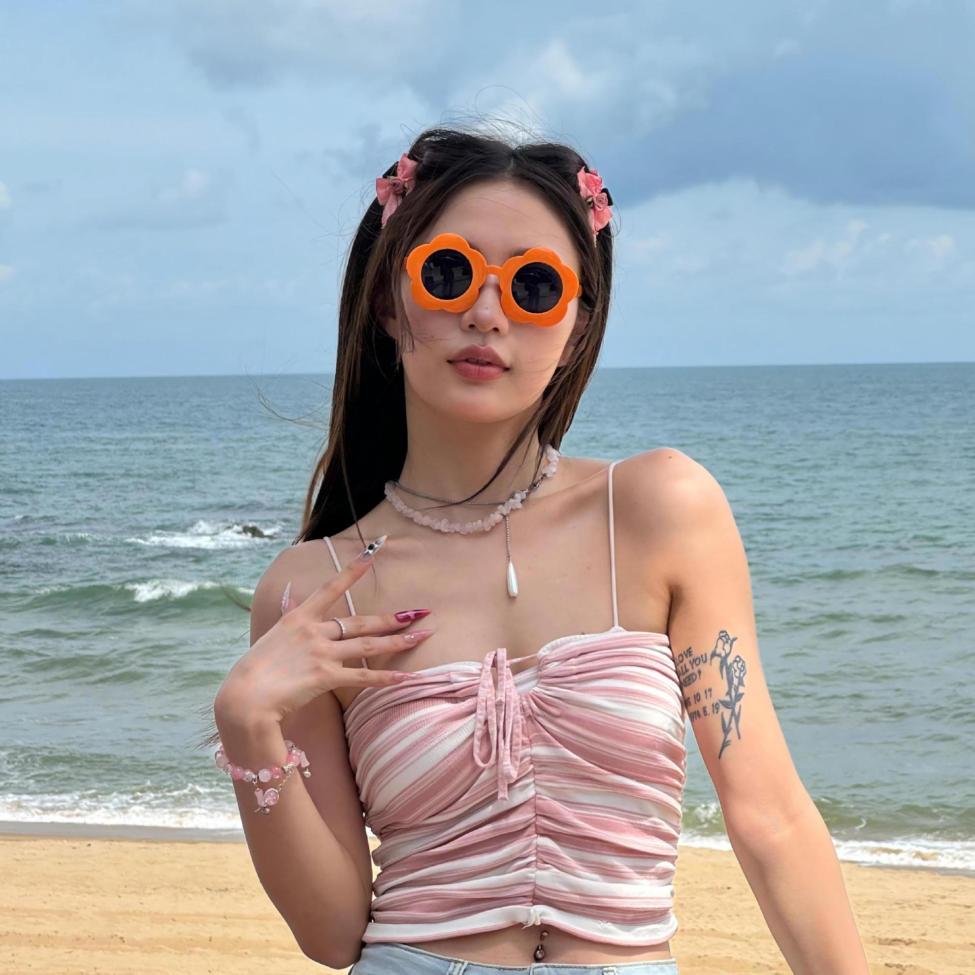 Gafas de Fiesta con Temática Hawaiana, ABS, Divertido, Decorativo, para Fiestas en la Playa y Festivales de Música