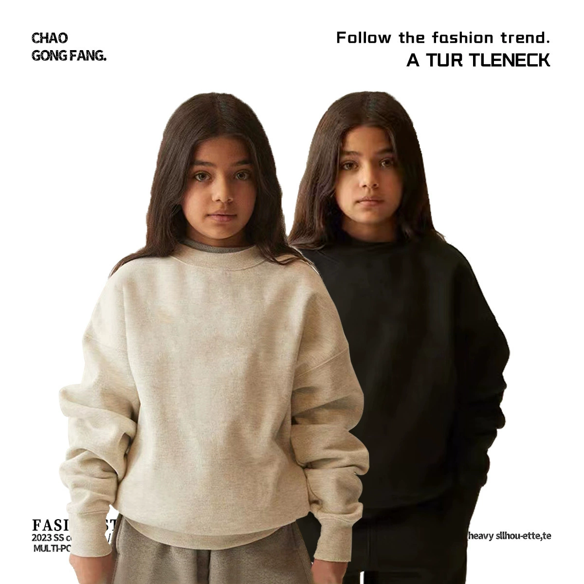 Детский серый флис Sweatshirt, детская одежда, европейский стиль, оптовая