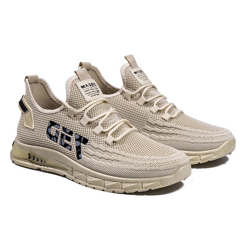 Breathable Men's Running Shoes Lightweight Mesh Trainers_voghion.com