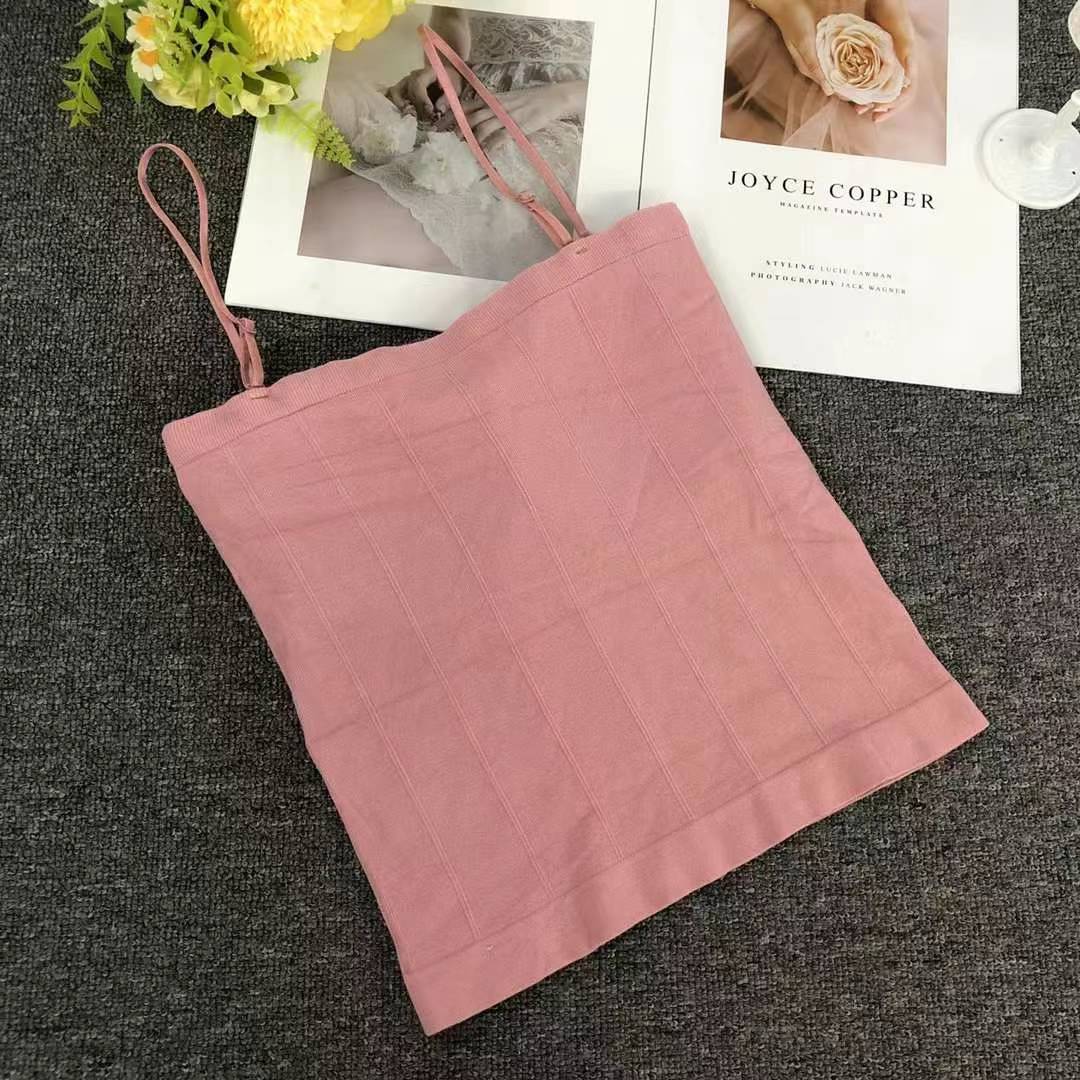 Nueva taza fija sin costuras hermosa espalda sin anillo de acero ropa interior chaleco chaleco cómodo ropa interior damas base sostén al por mayor
