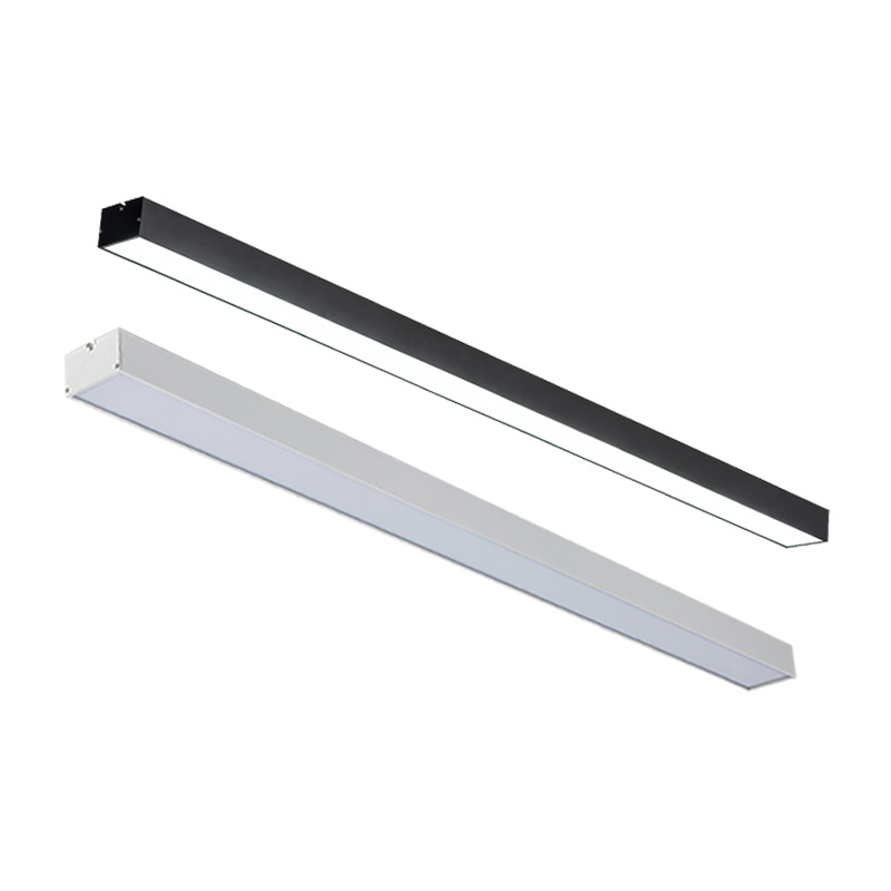 Aluminio Fang Tong lámpara especial lámpara de gimnasio lámpara de oficina tienda lámpara de lámpara comercial sin costura empalmado led lámpara de tira