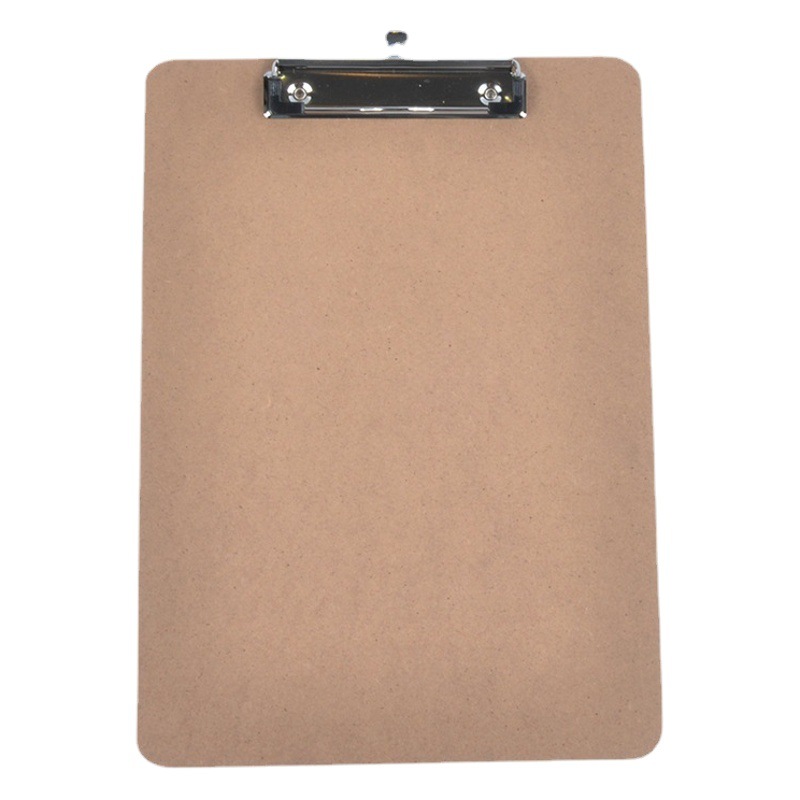 Portapapeles de madera A4, carpeta de notas de oficina, bloc de notas con clip de mariposa, tablero de escritura, tablero de dibujo image 1