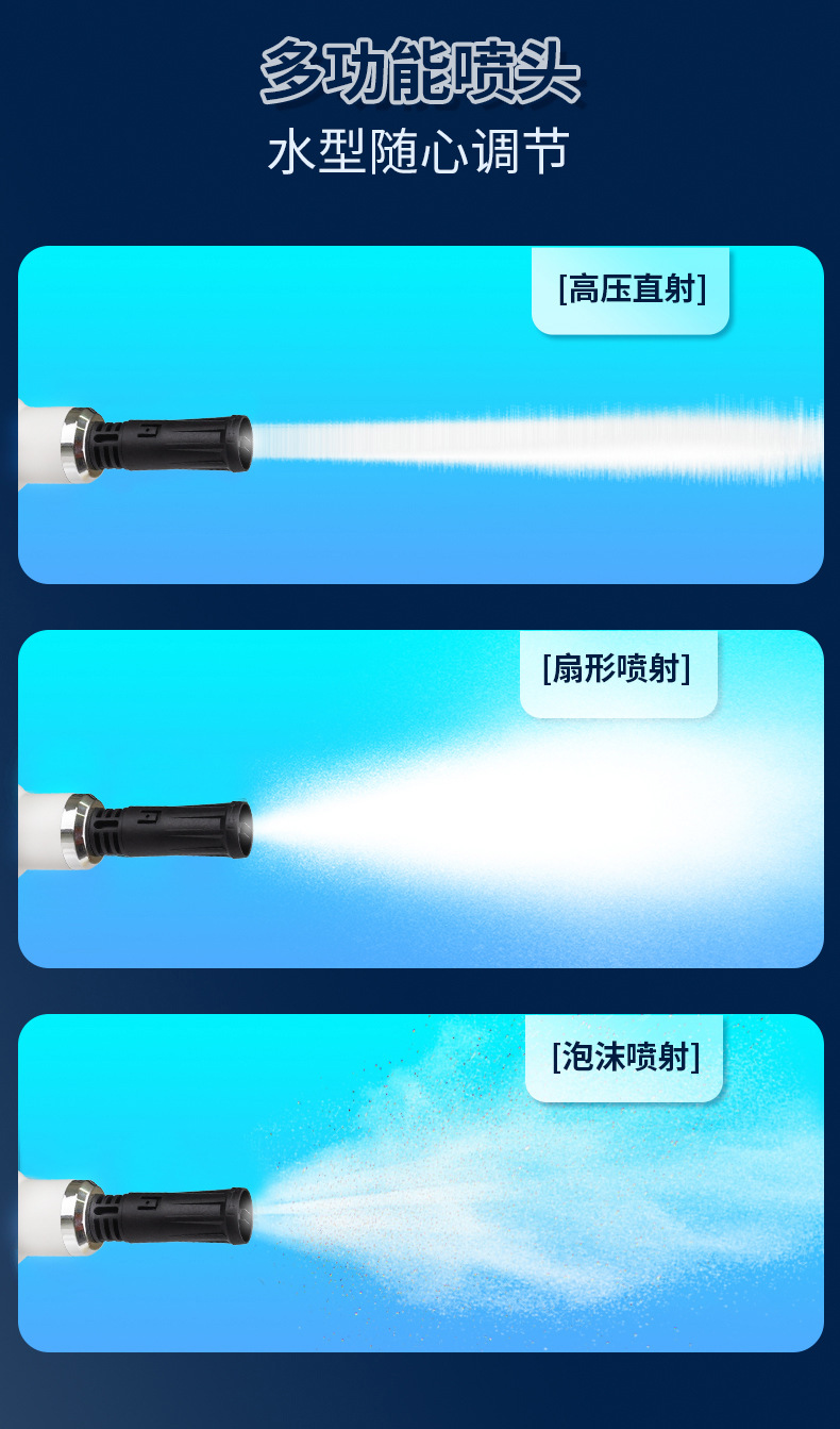 Factory Direct Sales Wholesale Wireless Car Washing Machine Lithium Battery Car Washing Water Gun High-Pressure Car Washing Gun for Spraying Pesticides and Watering Flowers Car Washing Gadget