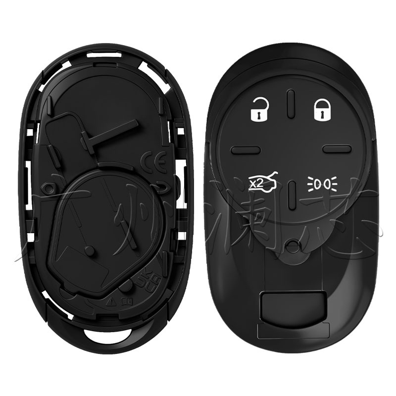 Suitable for Fiat 4-Button 500 500E 2020-2024 New Model Car Remote Key Shell Replacement Without Blank Key