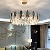 Crystal pendant, ceiling lamp for living room, modern lights, light luxury style, simple and elegant design, 2022