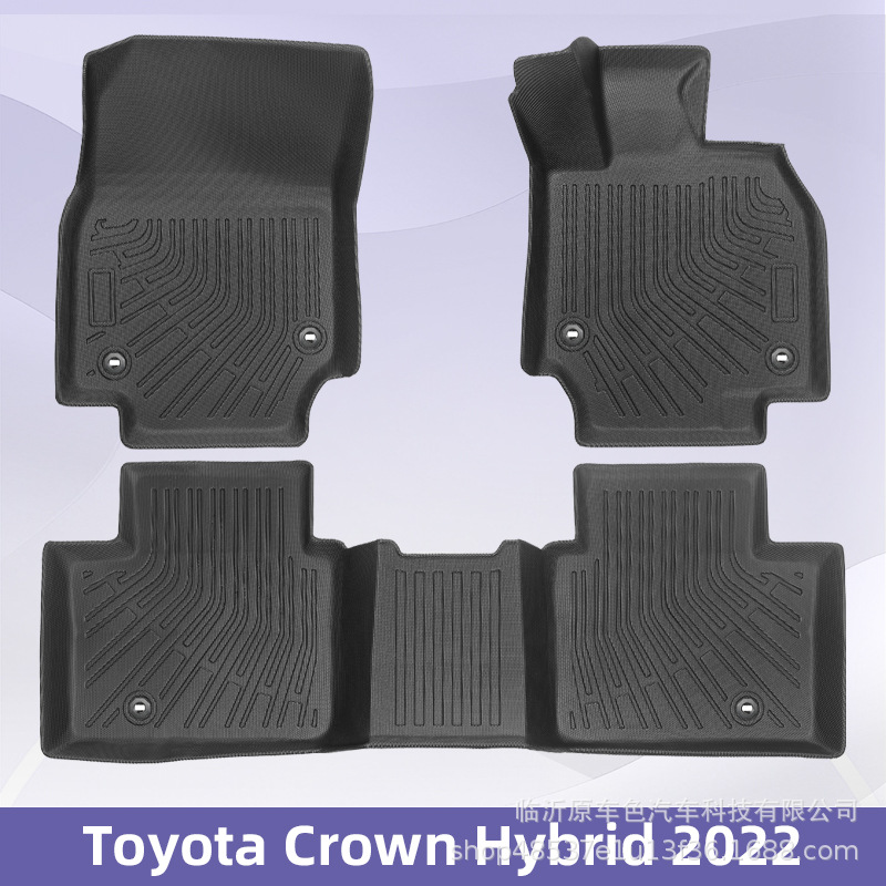 Para TOYOTA Crown Hybrid 2022 3D TPE para todo el tiempo