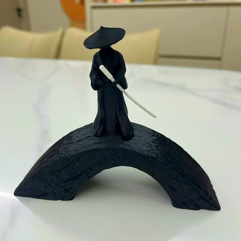 Уникальное креативное 3D-печатное изделие, изящная фигурка для домашнего декора «Самурайский мост»