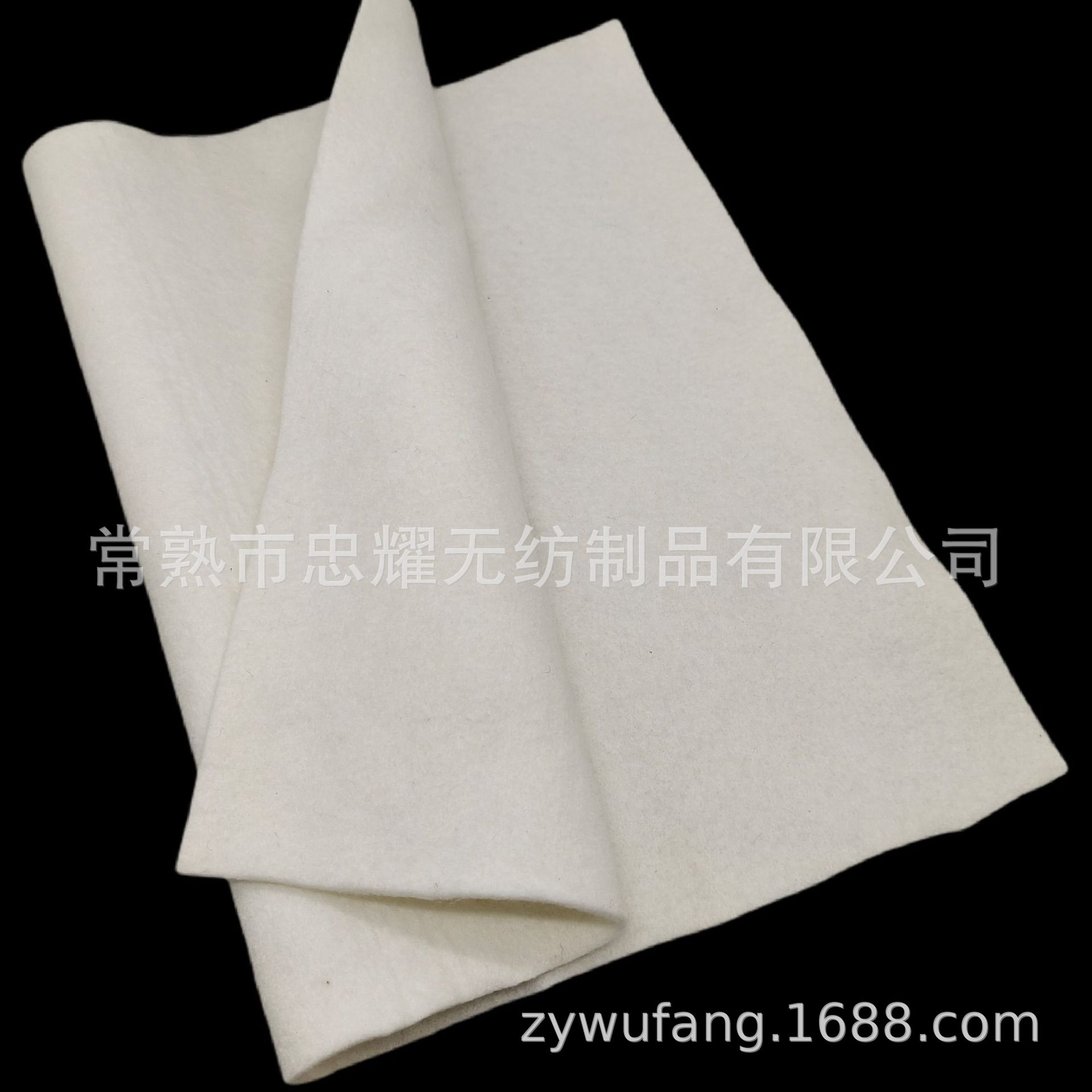 生产供应白色针刺无纺布电热毯绗缝大化无荧光针刺棉毛毡布卷材